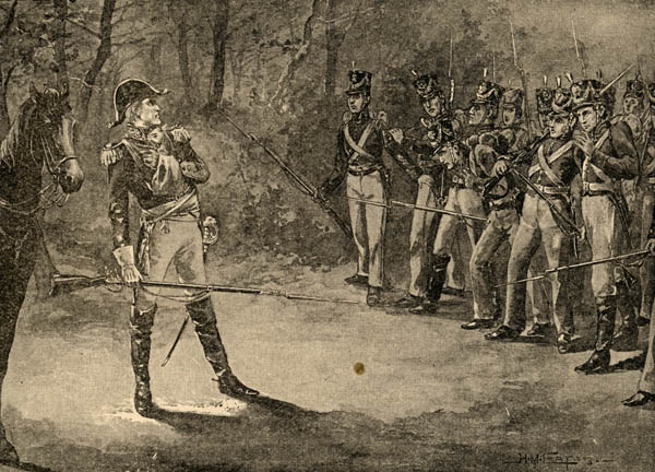 Jackson quelling a mutiny