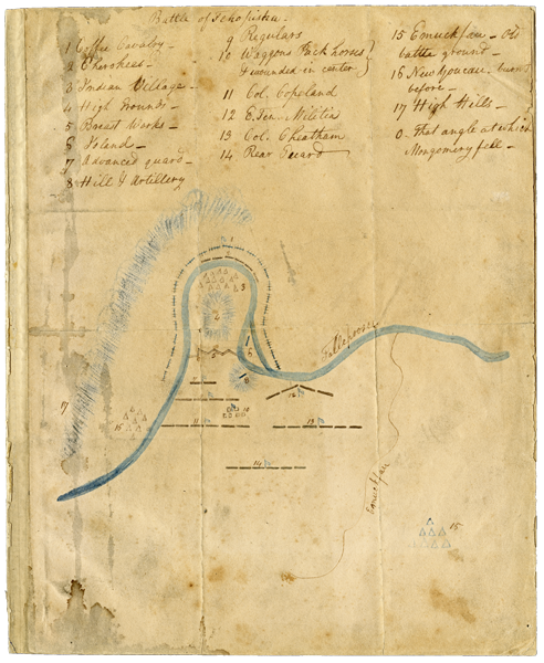Battle of Horseshoe Bend map
