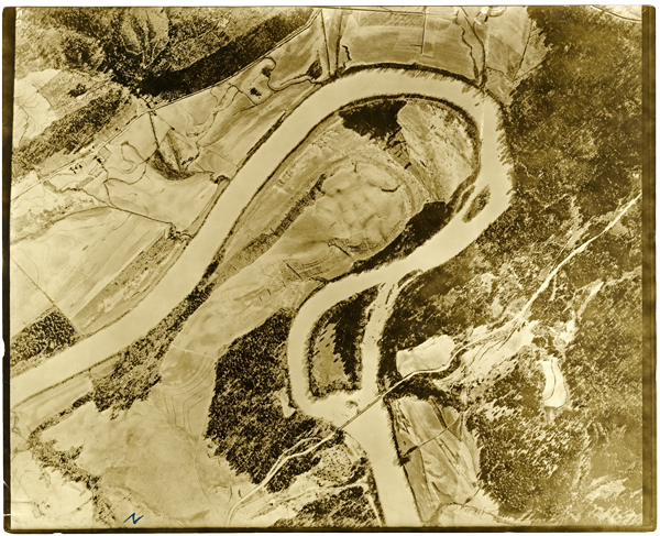 Aerial photo of Horseshoe Bend
