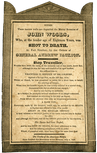 Coffin handbill