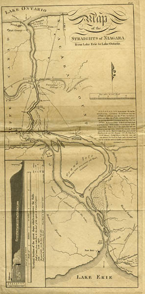 Map of Straights of the Niagara River