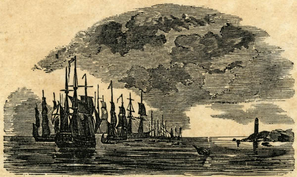 Arrival of the British Fleet