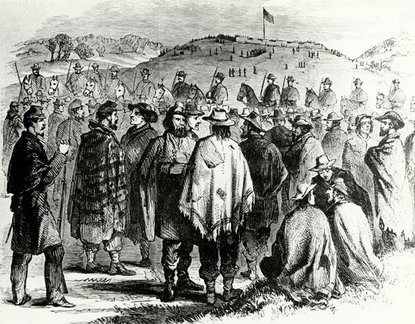 Group of Confederate Prisoners Captured at Fort Donelson