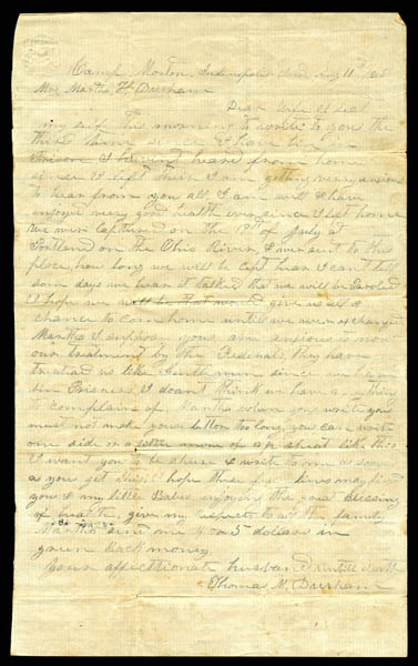 Thomas M. Durham letter