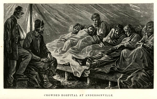 Crowded Hospital at Andersonville