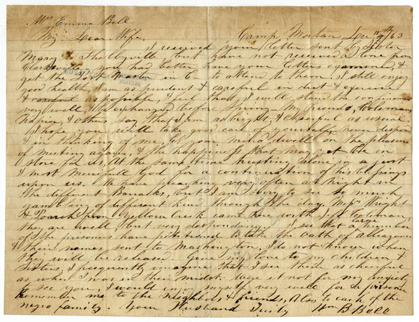 William B. Bell letter