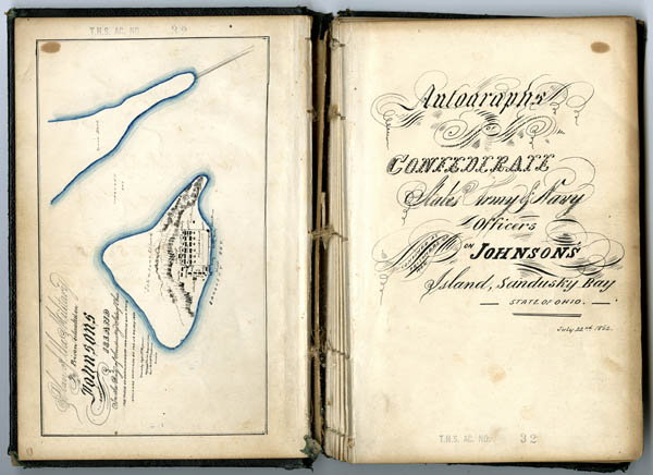 Johnson's Island autograph book