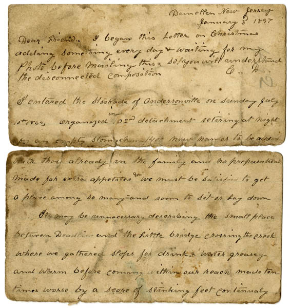 Charles Dickason letter