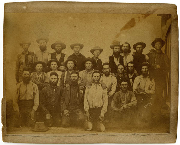 Confederate prisoners at Camp Douglas
