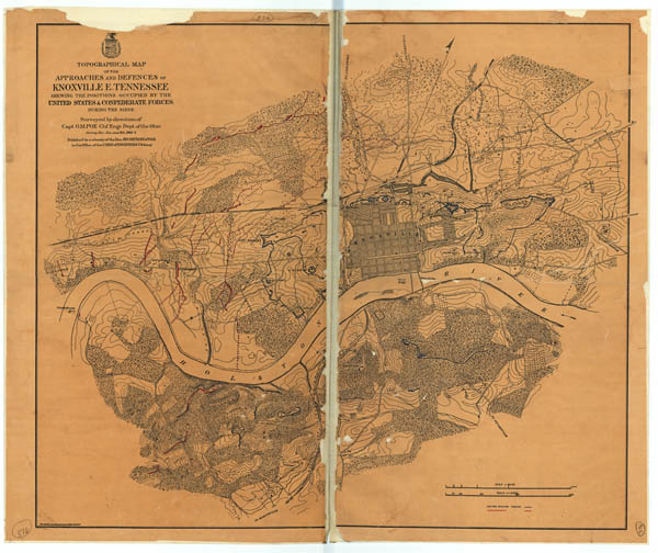 Map of Knoxville