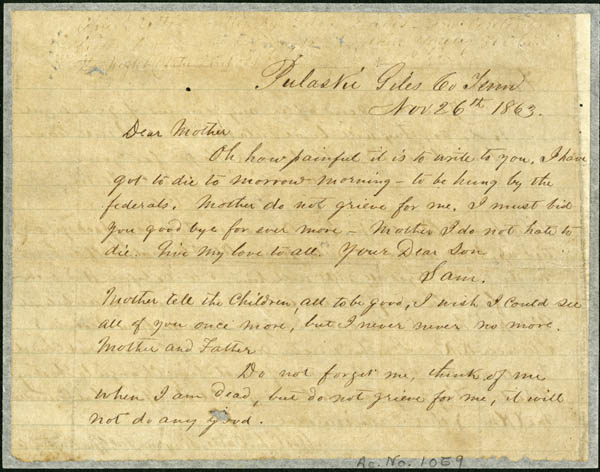 Davis letter