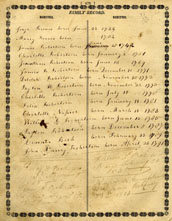 James Robertson Family Bible Photo