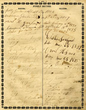 James Robertson Family Bible Photo