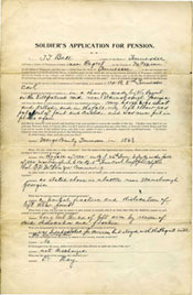 T.T. Ball Confederate Pension