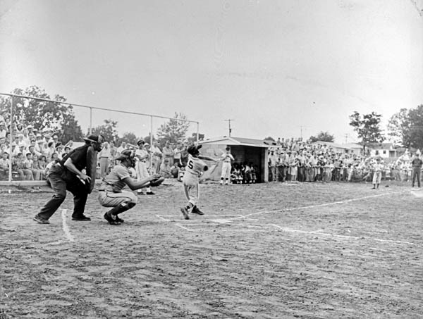 Little League baseball game