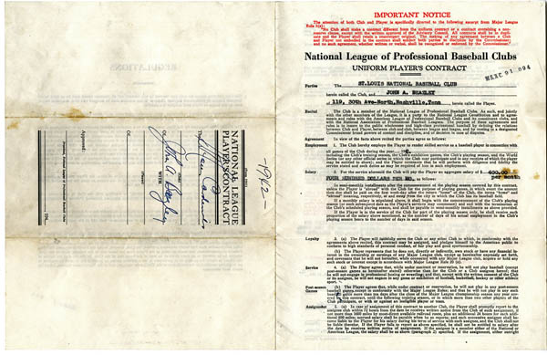 Beazley's 1942 contract (1)