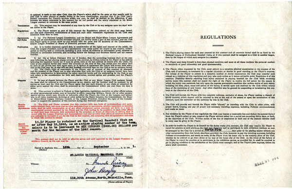 Beazley's 1942 contract (2)