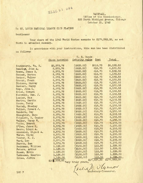 1942 World Series bonus (1)