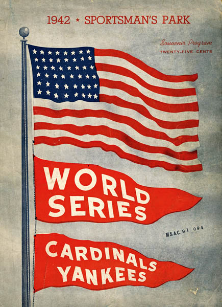 1942 World Series program