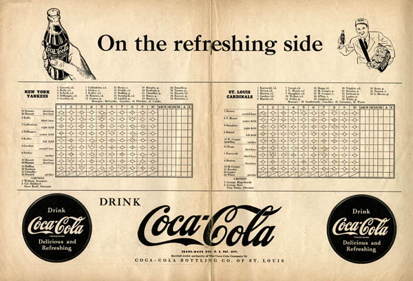 Game 2 scorecard