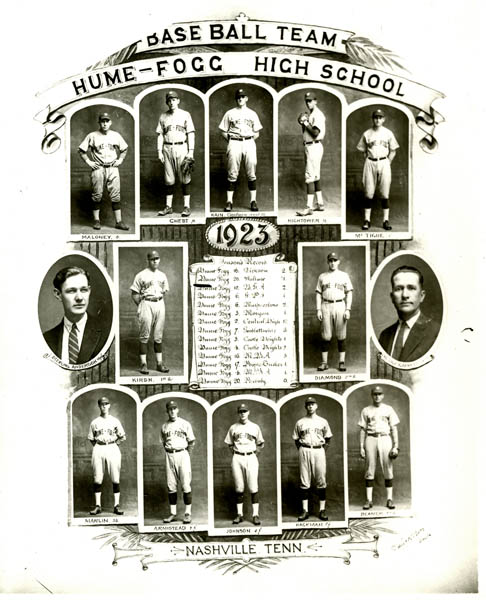 1923 Hume-Fogg baseball team