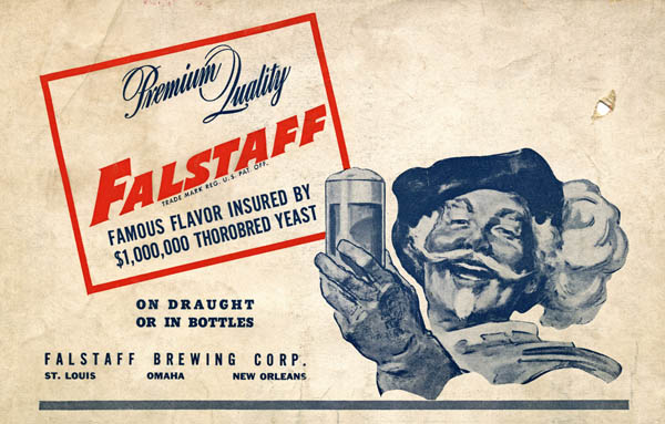 Falstaff Brewing ad