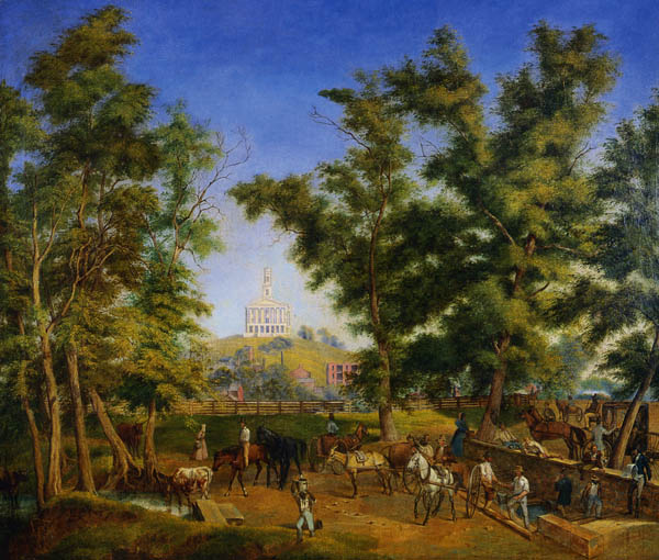 Painting of Sulphur Dell
