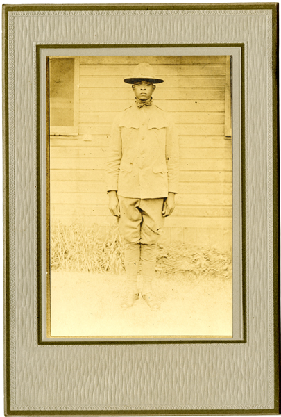 Pvt. Leander A. Bennett, 1918