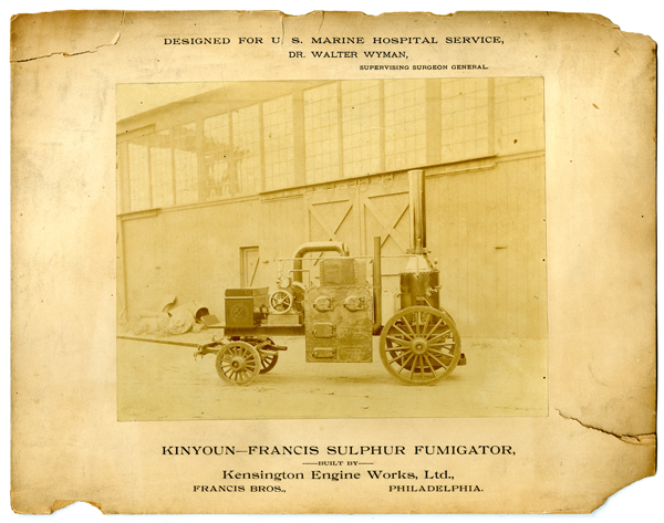 Sulphur Fumigator, 1917