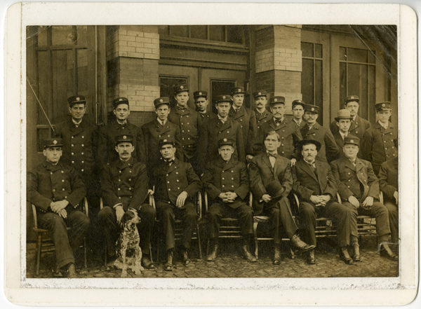 Unknown Fire Department with Dalmatian