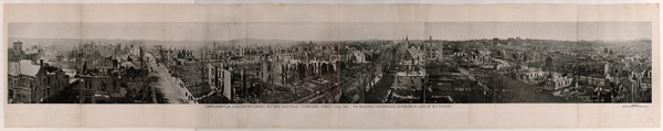 Panorama of East Nashville after the Great Fire, 1916