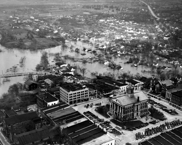 Duck River Flood, Shelbyville, 1948