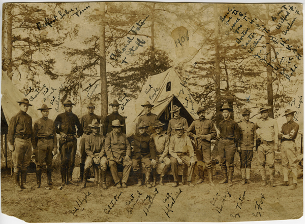 Colonel Tatum and staff