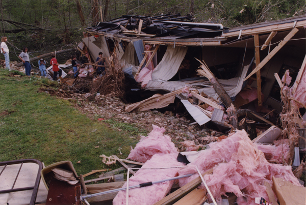 tornado damage