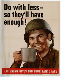 World War II ration poster