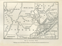 Map of the Wilderness Road