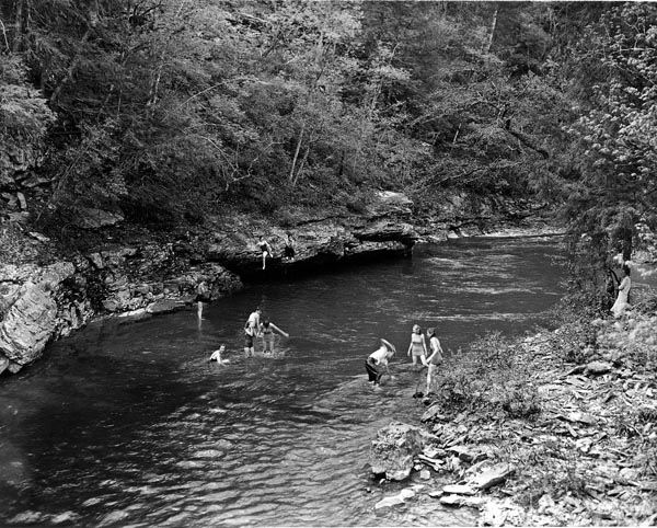 Swimming hole in Cane Creek