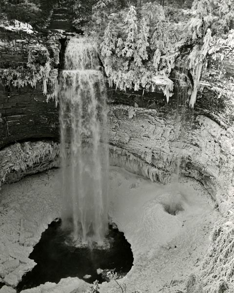 Fall Creek Falls in winter