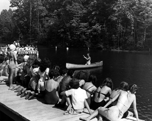 Canoeing demontration