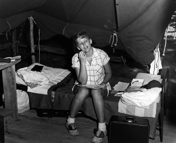 Girl Scout camper