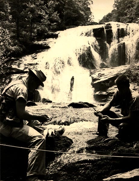 Fishing for trout