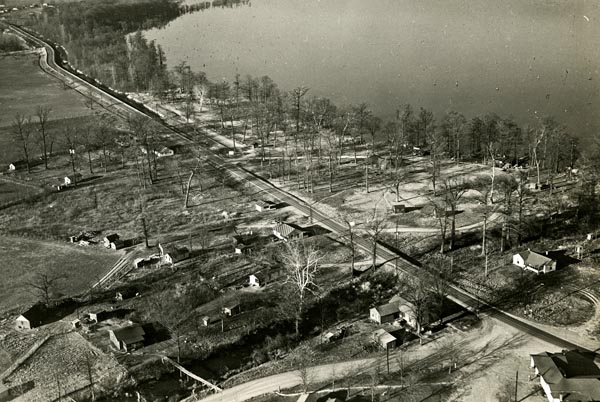 Aerial view of Reelfoot Lake State Park