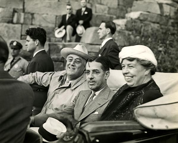 FDR, Gov. Cooper, Eleanor Roosevelt
