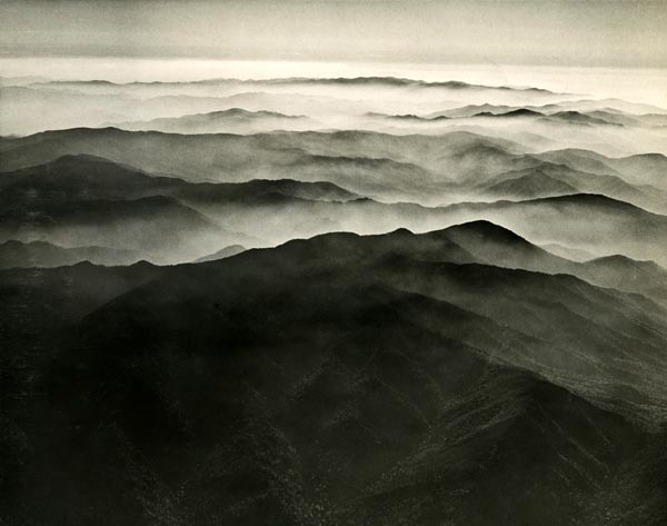 Aerial view of the Smoky Mountains
