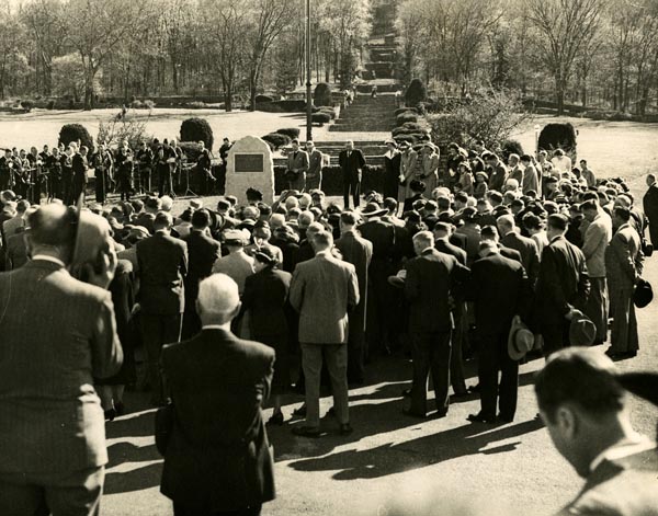 Unveiling of plaque