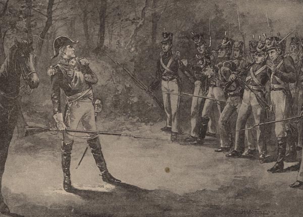 Jackson quelling a mutiny