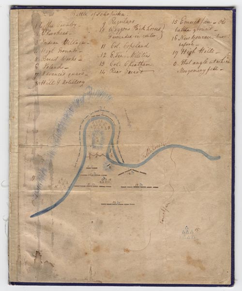 Battle of Horseshoe Bend map