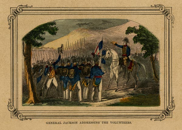 Jackson Addressing the Volunteers