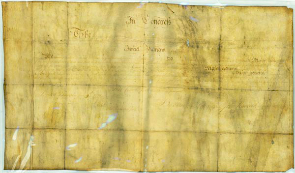Putnam's Major-General commission