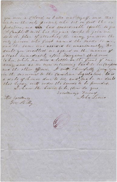 John Sevier letter, 1813 [2]
